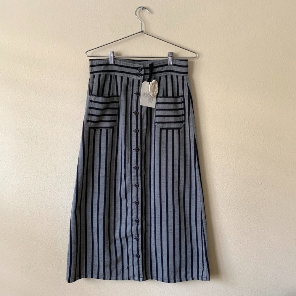 ace & jig bo skirt in concrete / sz- m / $246